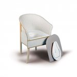 Patterson Basketweave Commode Chair