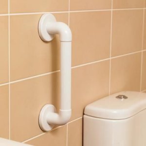 Patterson Grab Rail Plastic Flute White 61cm