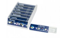 Patterson Weekly Pill Organiser Blue