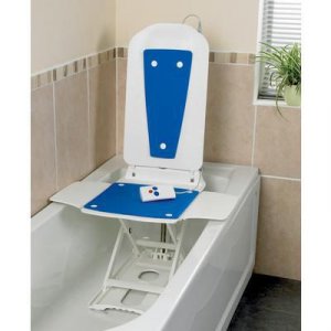 Patterson Bathmaster Bathlift with Blue Cover