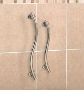 Patterson Luxury Curved Grab Rail Stainless Steel 30.5cm/12"