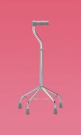 Patterson Walking Stick Quadruped Adjustable Wide Base (474)
