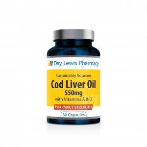 Day Lewis Cod Liver Oil 550mg Capsules Pack of 30