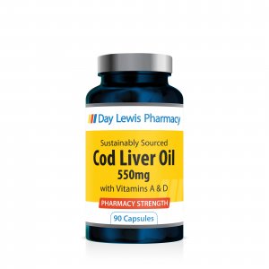 Day Lewis Cod Liver Oil 550mg Capsules Pack of 90
